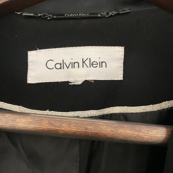 Women's Stunning Suit- Black Tuxedo Jacket & Dress Pants-Calvin Klein - Picture 7 of 13